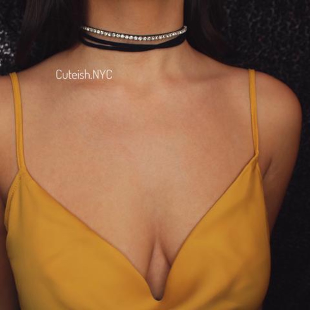 STACY CHOKER || Wrap Crystal Choker